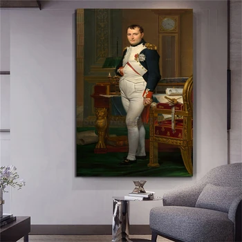 Napoleonas Bonapartas Tapyba Karo Karinės Istorijos Derliaus Plakato Menas Drobė Spausdinti Sienos Nuotrauka Modernių Namų, Kambario Sienų Apdaila