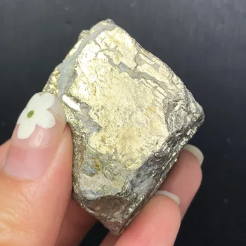 Natūralus Vario Pyrite Mineralinių Pavyzdys Chalcopyrite Crystal Rock Akmenys Originalus Egzempliorius, Mineralų Sankaupos Surinkimo Akmens