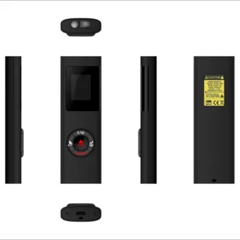 Nauja Juoda 40m Nešiojamą Mini LCD Skaitmeninis Lazerinis Nuotolio Matuoklis Priemonė tolimatis tipo Raudonos Šviesos Lazerinis Diapazono Ieškiklis su viesų