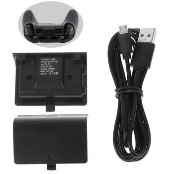 Nauja NI-MH 2400MAHCharger Rinkinys daugkartinio Įkrovimo Baterija + USB Kabelis, skirtas xbox vienas