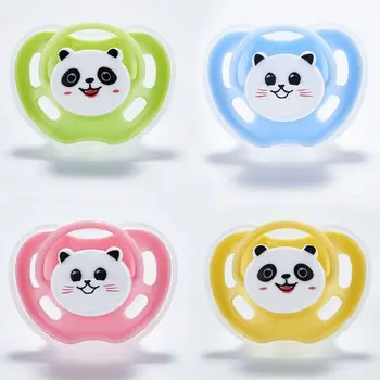 Naujagimio Žindukas Mielas Animacinių Filmų Panda Katė Optikos Soother Kūdikiui Komfortą Įrankis Prekes
