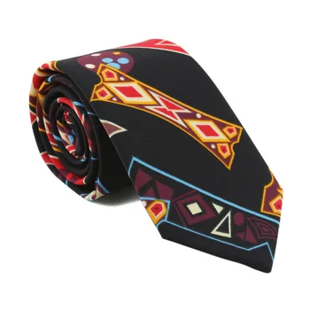 Naujas 7cm Necktie Vyrų Ryšius Moterų Siauras Gėlių Kaklaraiščiai Geometrinis Medvilnės Liesas Vestuvių Raudoni Kaklaraiščiai
