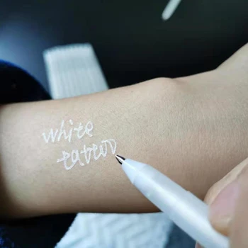 Naujas Baltos spalvos Antakių Žymeklis Parkeris Tatuiruotė Priedai Microblading Tatuiruotė Chirurginės Odos Žymeklis Parkeris už ilgalaikis makiažas Prekes