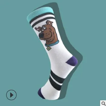 Naujas Europos ir Jungtinių amerikos valstijų vyrų kojinės asmenybės animacinių filmų šuo kojinės