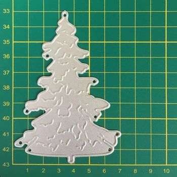 Naujas Kalėdų medžio, Metalo Pjovimo Miršta palieka Antspaudą Scrapbooking Decoretive Namų ūkio produktų, Įspaudas Stencial