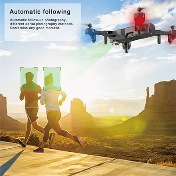 Naujas Keturių ašių Mini Drone 4K 1080P HD Kamera, WiFi FPV Oro Slėgio Aukščio Laikyti Juoda Ir Balta, Sulankstomas Quadcopter RC Drone Žaislas
