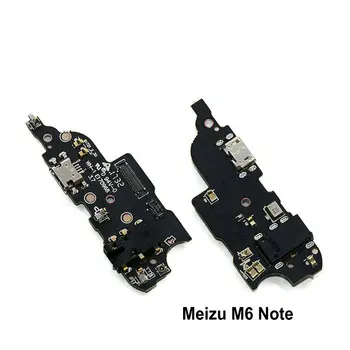 Naujas Mikrofonas Modulis+USB Įkrovimo lizdas Valdybos Flex Kabelio Jungtis Dalys Meizu M6 Pastaba M6Note Pakeitimo