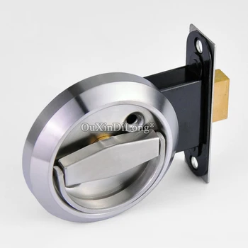 Naujas Nerūdijančio Plieno Puodelio Rankena Embedded Durų Užraktas Gaisro Įrodymas Disko Traukite Žiedas Užraktas Sidabro Tonas, dvipuse Spyna/vienpusis Užraktas