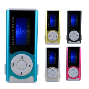 Naujas Nešiojamas MP3 Grotuvas LCD Ekranas USB Mini Clip Mp3 Grotuvas Elektroninio Sporto Muzikos Grotuvo Palaikymas Micro SD TF Kortelė