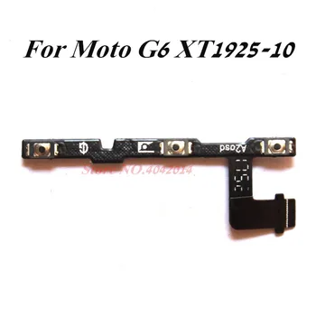 Naujas Originalus maitinimo jungiklis laido Moto G6 XT1925-10 Įjungimo/IŠJUNGIMO mygtukas + garsas šoninis mygtukas mygtukas flex kabelis FPC