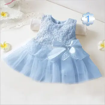 Naujas Sweet Baby Girl Suknelė Ilgomis Rankovėmis 1 Metų Kūdikis Gimtadienio Suknelė Naujagimių Lankas Kūdikių, Mergaičių Suknelės, Šaliai,-45
