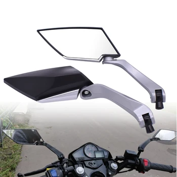Naujausias Motociklo Veidrodėlis išoriniai Veidrodėliai Galinio vaizdo Išgaubtu Veidrodžiu Už KAWASAKI W800 Kavinė ZRX1100 ZRX1100 ZX1100 ZX7R ZX9 Priedai