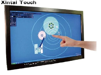 NAUJO tipo 50 colių Infraraudonųjų SPINDULIŲ jutiklinis ekranas IR touch rėmo viršutinio 10 lietimo taškų Plug and Play) su USB darbai