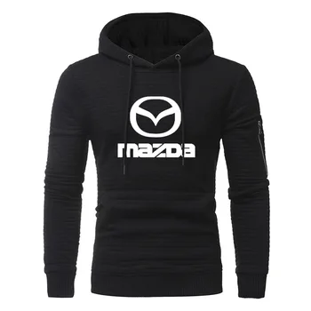 Naują Pavasario Rudens Hoodies Vyrų Mazda Automobilio Logotipas Spausdinti Palaidinukė Žakardo Vyrų Hoodie hip-hop harajuku Atsitiktinis Bliuzono tracksuit