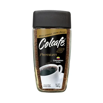 Nemokamas pristatymas 100g/butelis*2bottles Kolumbija importuotų Koriolio momentinių juoda kava (freeze-dried)