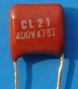 Nemokamas Pristatymas.CL21 tipo metalo, poliesterio plėvelė, kondensatorius 473400 Universitete Floridoje 0.047 V