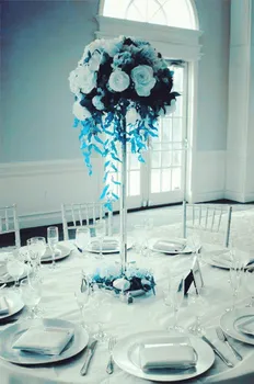 Nemokamas pristatymas (įvairaus dydžio) vestuvių Stalo dekoravimo Vestuvių gėlių stovas T-Etape kelių sukelti psichikos skiltyje stalo puošmena