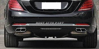 Nerūdijančio dujų Išmetimo Duslintuvo Padengti Apdaila Benz R Klasė W251 S Klasės W222 2010-2017 GL Klasė X166 2013-M. Automobilių Apdailos