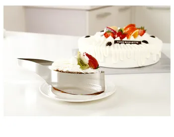 Nerūdijančio Plieno Pyragas Pyragas Slicer Serverio Naujų Praktinių Mažas pyragas Gabalas Peiliu Virtuvės Mini Torto Pjovimo Įrankiai, Kepimo Įrankiai
