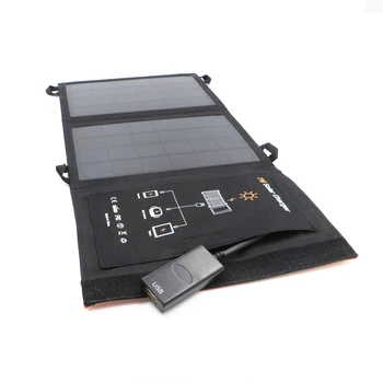 Nešiojamų 7W 1200mA Saulės Įkroviklis Saulės baterijos Kroviklį su Usb Prievado, Saulės Baterijos Įkroviklio Galios Mobiliųjų Telefonų 5V USB