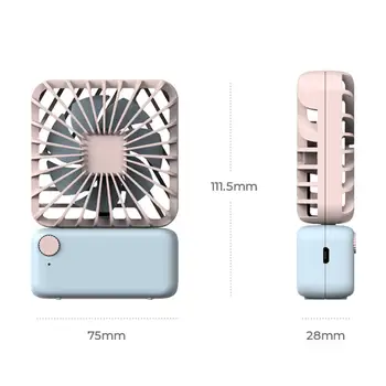 Nešiojamų Mini USB Ventiliatorius Rankiniai Stalas, Oro Aušintuvas Silent Kelionės Drėkinimo Radiatorius Aušinimo Ventiliatorius LED Šviesos Mini Ventiliatorius