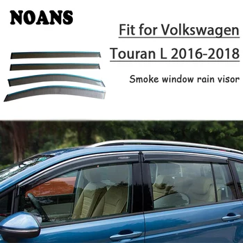 NOANS Volkswagen VW Touran L 2018 M. 2016 m. 2017 Automobilių Optikos Reikmenys ABS Windows Saulės, Lietaus Skydelis Durelių Skydas Apdaila