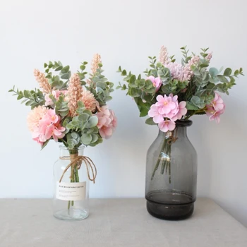 Nuotakos Bridesmaid, Vestuvių Ūkyje Puokštė Dirbtinio Šilko Gėlių INS Stilius, turintis Gėlių Hydrangea Gėlių Namų Dekoro