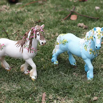 Oenux Ūkio Gyvulių, Žirgų Modelis, Modeliavimas Gyvūnijos Žirgas Ketvirtį Clydesdale Arklių Veiksmų Skaičiai Figūrėlės PVC Kolekcijos Žaislas