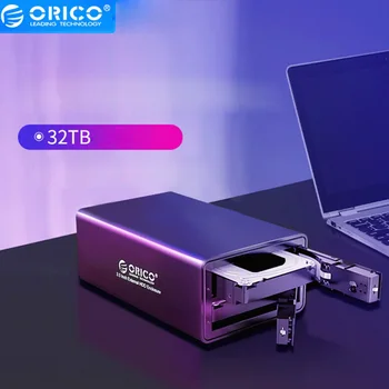 Orico 3.5 colių HDD Docking Station SATA dvi-diskas Standžiojo Disko Kabineto Raid Diskų Masyvas Laikymo Spintos USB3.0 Kietojo Disko Kabinetas