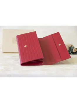 PAOLO VERONESE портмоне стильное натуральная кожа PJ 1 SB-RD красный цвет