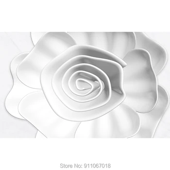 Pasirinktinis Popieriaus Modernus Sieninis Tapetai, Gėlių 3d Nuotrauka Už Kambarį Sienų Lipdukai Namų Dekoro Apdailos Dedroom Sofa Fone