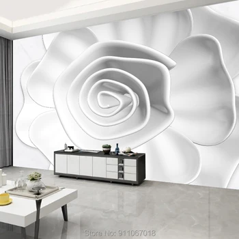 Pasirinktinis Popieriaus Modernus Sieninis Tapetai, Gėlių 3d Nuotrauka Už Kambarį Sienų Lipdukai Namų Dekoro Apdailos Dedroom Sofa Fone
