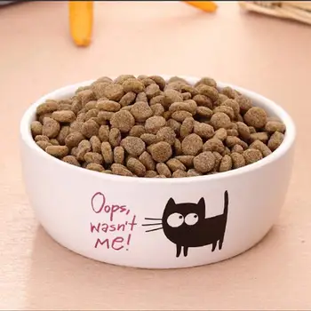Pet keramikos dubenėlį animacinių filmų katės dubenėlį maisto dubenėlį, naminių gyvūnų reikmenys naminių gyvūnų dubuo