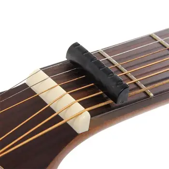 Plastikiniai 6-Stygų Gitara Tilto Kaiščiai Balno Riešutų Galvijų Tailpiece Gitara Priedais Rinkinys, skirtas Liaudies Akustine Gitara