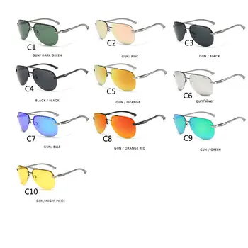 Poliarizuoti žvejybos taurės vyrų aliuminio lydinys aliuminio magnio lauko sporto akiniai nuo saulės kempingas akiniai