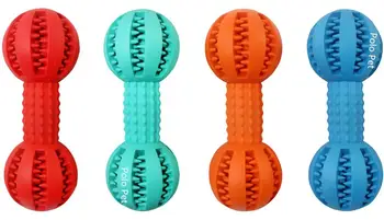 Polo Pet Kaulų Formos Šunų Dantų Žaislas Nemokamai BPA Gumos, Žaisti Žaislas Kamuolius Šunų Įkandimo Atsparus Kramtomoji Beisbolo Dantų Kaulų