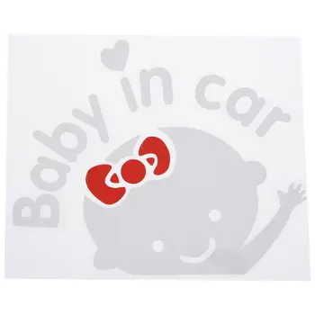 PPYY NAUJAS -1 gabalas baby automobilių (mergina) automobilių vinilo kūdikių saugos signalas, automobilių vinilo įklijos