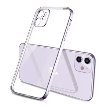 Prabanga ClearThin TPU Case for iPhone 12 Galinį Dangtelį Aukštos Kokybės Minkšto Silikono Case Cover for Apple iPhone 12 Pro Max Shell Coque