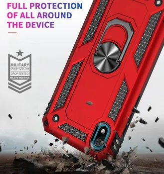 Prabanga Šarvai Atsparus Smūgiams Telefoną Atveju Huawei P Smart Z Pro 2019 Y6 Y7 Pro Y5 Y9 2019 Pilnas Draudimas, Automobilių Magnetinis Žiedas Bamperis Atveju