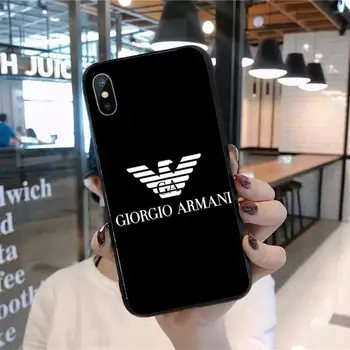 Prabangių mados A-Armani prekės Telefono dėklas skirtas iPhone 11 12 pro XS MAX 8 7 6 6S Plus X 5S SE 2020 m., mini