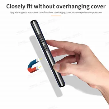 Prabangus Odinis Flip Case For Xiaomi Poco M3 X3 NFC PocoX3 PocoM3 Pocco PocoPhone M X 3 stovėti piniginės Magnetinio Telefono Dangtelį Coque