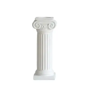 Prašmatnus Senovinis Romėnų Skiltyje Žvakidė Skurdus Vestuvių Žvakių Laikiklis Stalo Stick