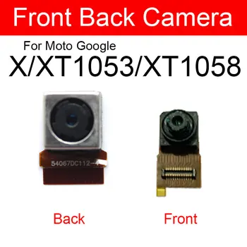 Priekiniai ir Pagrindiniai Galinio vaizdo Kamera, Skirta Motorola Moto X XT1053 XT1056 XT1060 XT1058 Mažas ir Didelis Atgal Fotoaparato Modulio Pakeitimas, Remontas, Dalys