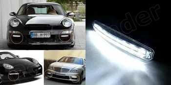 Priešrūkinis Žibintas veikia šviesos Naujas 8 LED automobilis LED veikia lempa, automobilis Patvarus, Papildomas Žibintas