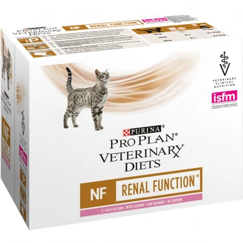 Pro planą Veterinarinių Dietų NF inkstų funkciją katėms su inkstų liga (a vienetų padažas 85g.), lašiša, 40*85 C