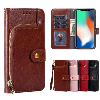 PU oda, daugiafunkcinis piniginės telefono atveju, jei kortelės turėtojas OnePlus 7T Pro/OnePlus 7T/OnePlus 8/OnePlus 7 telefonas maišelis, dėklas