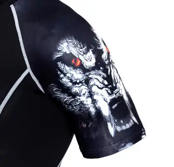 Punisher Marškinėliai Vyrams 2019 Juokinga Vespa T-shirt Suspaudimo 3D Teen Wolf Megztiniai trumpomis rankovėmis Marškinėliai MMA Marškinėliai