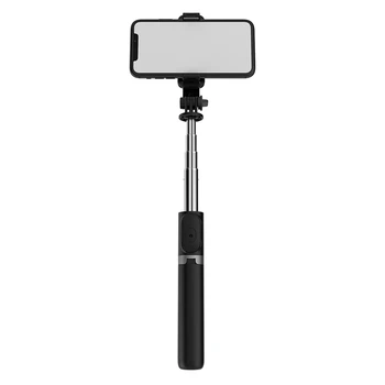 Q02 Telefono Trikojo Monopodzie Selfie Nuotolinio Stick, skirtą Išmanųjį telefoną 