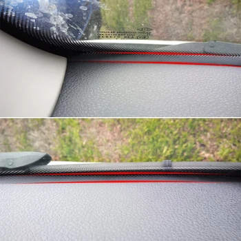QCBXYYXH Automobilių stiliaus Gumos Anti-Triukšmo garso izoliacija apsauga nuo dulkių Automobilio prietaisų Skydelyje priekinio Stiklo Sandarinimo Juostelės 
