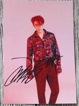Ranka pasirašė S. J Super Junior Lee Dong Hae Donghae autographed foto pakeisti 6 colių ping K-POP 042017A